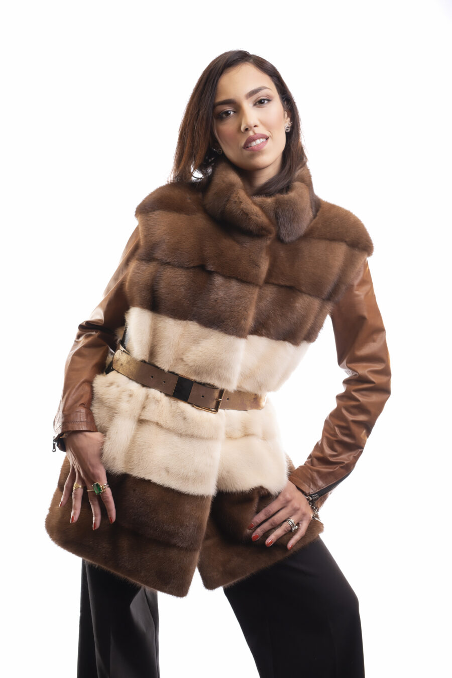Gilet Visone DemyBuff e Palomino
