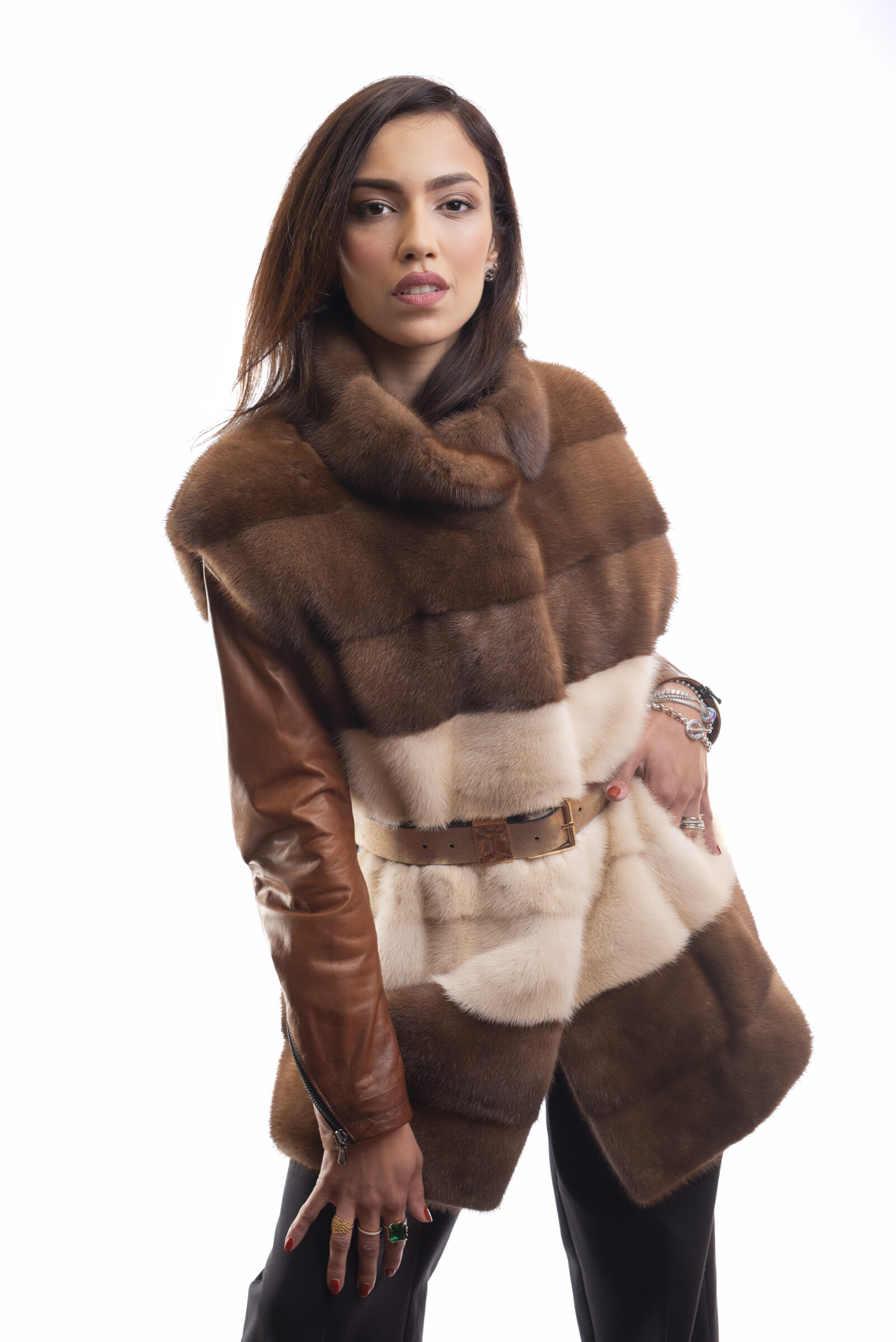 Gilet Visone DemyBuff e Palomino - immagine 2
