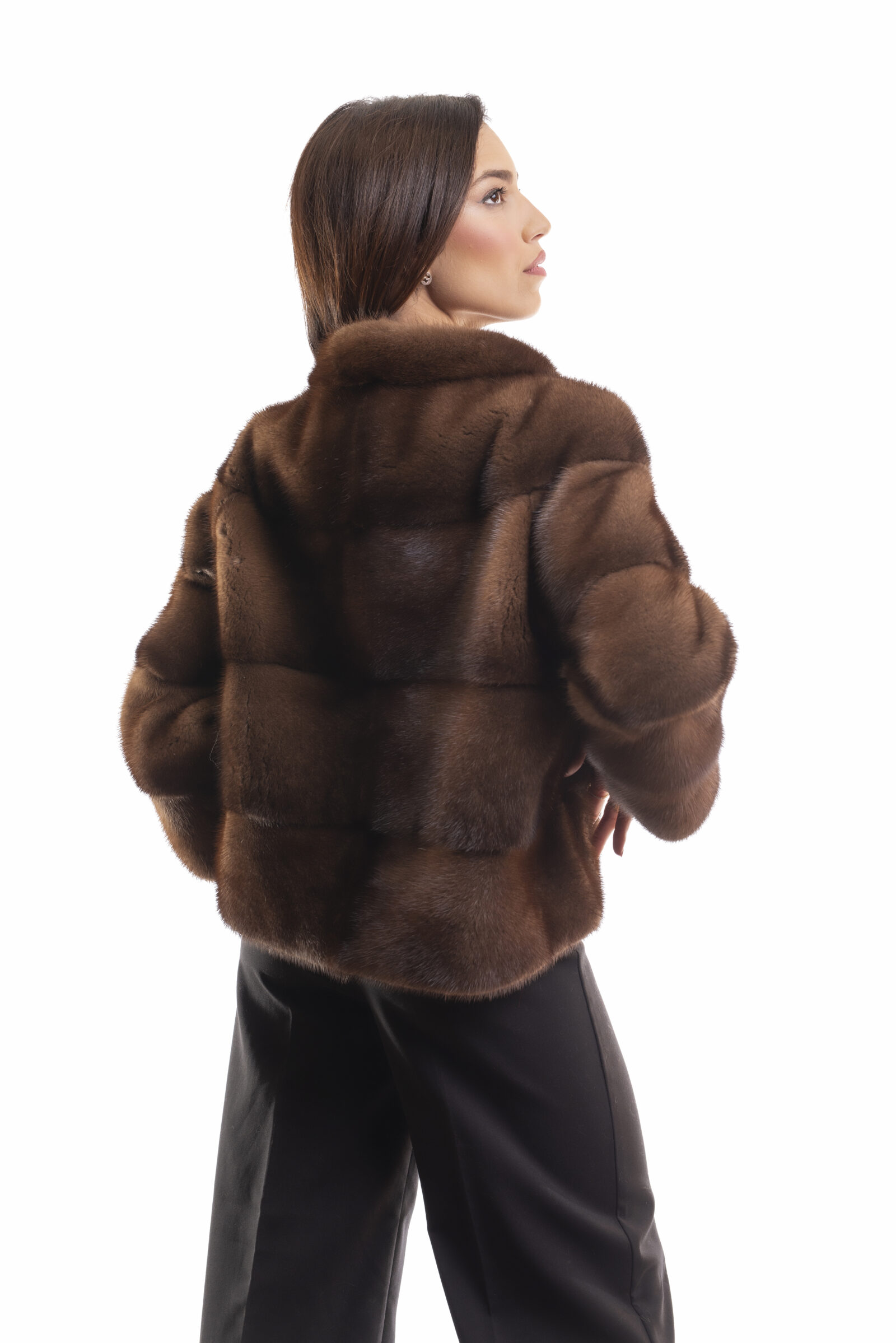 Giacchina Visone Demy Buff Naturale - immagine 3