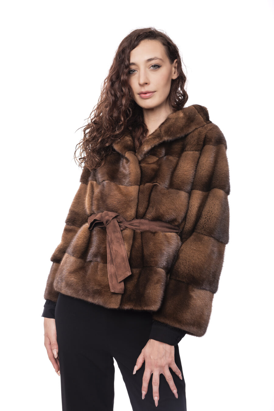 Giacca Visone Demi Buff