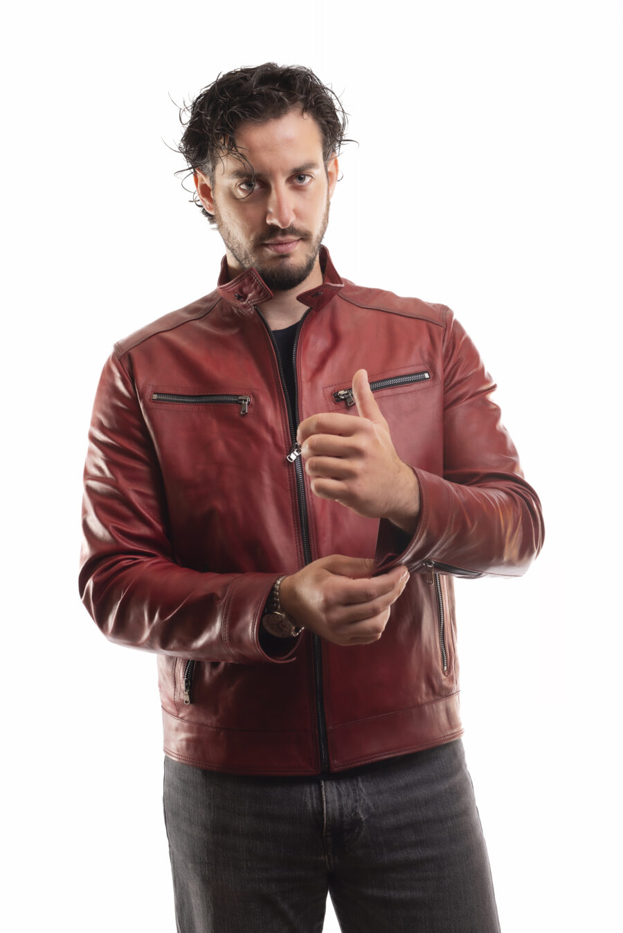 Giubbino Uomo Pelle di Nappa