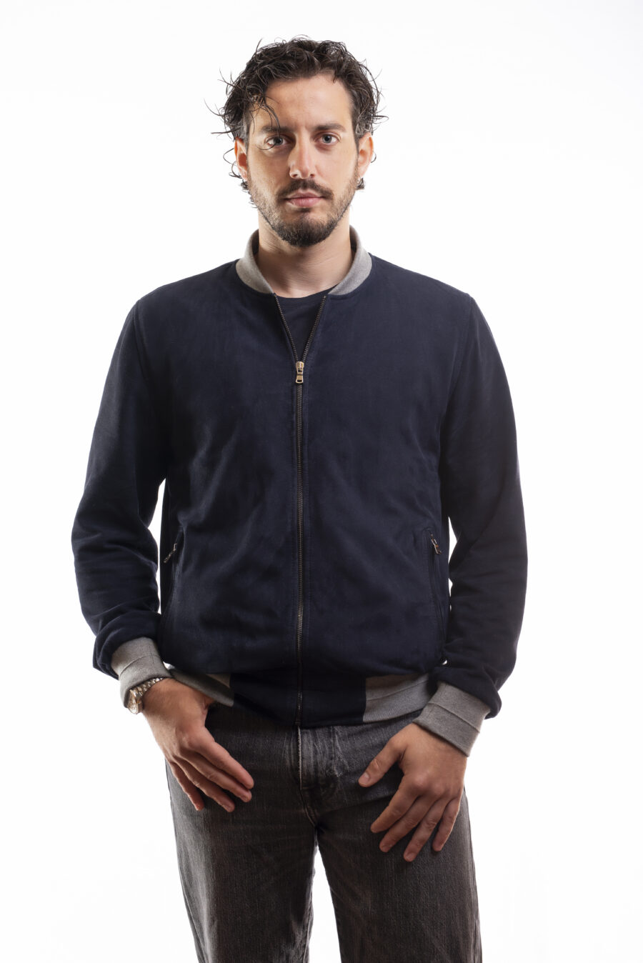 Bomberino Uomo Scamosciato