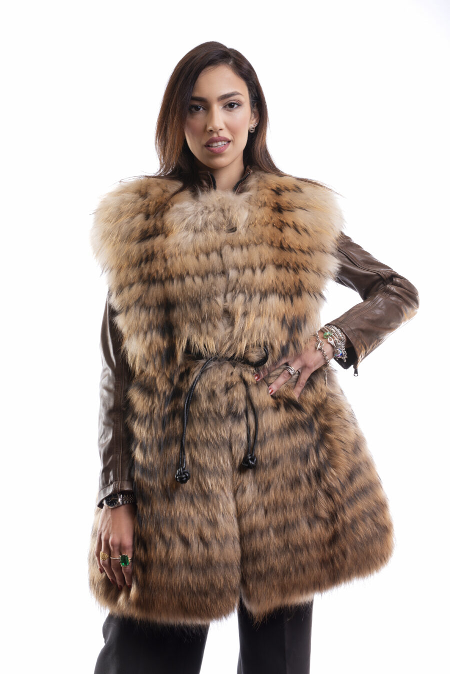 Gilet Mourmasky Naturale filettato